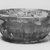  <em>Deep Bowl of Molded Glass</em>, 1st century B.C.E. – 1st century C.E. Glass, 2 1/4 x greatest diam. 4 15/16 in. (5.7 x 12.5 cm). Brooklyn Museum, Gift of Robert B. Woodward, 01.120. Creative Commons-BY (Photo: Brooklyn Museum, CUR.01.120_negA_bw.jpg)