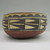 Hopi Pueblo. <em>Bowl</em>. Clay, slip, 4 3/4 × 8 1/4 × 8 1/2 in. (12.1 × 21 × 21.6 cm). Brooklyn Museum, By exchange, 01.1535.2203. Creative Commons-BY (Photo: , CUR.01.1535.2203_exterior.jpg)