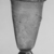 Roman. <em>Goblet of Blown Glass</em>, 3rd-5th century C.E. Glass, 4 7/16 x greatest diam. 2 3/4 in. (11.2 x 7 cm). Brooklyn Museum, Gift of Robert B. Woodward, 01.219. Creative Commons-BY (Photo: Brooklyn Museum, CUR.01.219_negA_bw.jpg)