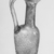 Roman. <em>Jug of Molded Glass</em>, 2nd-4th century C.E. Glass, 6 13/16 x 2 11/16 x 3 1/2 in. (17.3 x 6.9 x 8.9 cm). Brooklyn Museum, Gift of Robert B. Woodward, 01.362. Creative Commons-BY (Photo: Brooklyn Museum, CUR.01.362_negA_bw.jpg)
