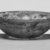 Roman. <em>Bowl of Gently Curved Blown Glass</em>, 4th century C.E. Glass, 1 7/8 x greatest diam. 6 in. (4.8 x 15.2 cm). Brooklyn Museum, Gift of Robert B. Woodward, 01.364. Creative Commons-BY (Photo: Brooklyn Museum, CUR.01.364_negA_bw.jpg)