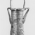 Roman. <em>Double Cosmetic Tube with Basket Handle</em>, 4th-6th century C.E. Glass, 5 3/8 x 1 x 2 9/16 in. (13.6 x 2.5 x 6.5 cm). Brooklyn Museum, Gift of Robert B. Woodward, 01.410. Creative Commons-BY (Photo: Brooklyn Museum, CUR.01.410_negA_bw.jpg)