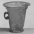 Roman. <em>Cup</em>, 1st century C.E. Glass, 5 7/8 x greatest diam. 6 7/16 in. (15 x 16.3 cm). Brooklyn Museum, Gift of Robert B. Woodward, 01.444. Creative Commons-BY (Photo: Brooklyn Museum, CUR.01.444_negA_bw.jpg)