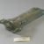 Roman. <em>Double Cosmetic Tube with Handles</em>, 4th-5th century C.E. Glass, 5 1/4 x 1 3/16 x 2 15/16 in. (13.4 x 3 x 7.4 cm). Brooklyn Museum, Gift of Robert B. Woodward, 01.45. Creative Commons-BY (Photo: Brooklyn Museum, CUR.01.45_view3.jpg)