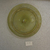 Roman. <em>Shallow Dish of Pale Green Glass</em>, late 4th century C.E. Glass, 1 1/16 x Diam. 6 15/16 in. (2.7 x 17.7 cm). Brooklyn Museum, Gift of Robert B. Woodward, 01.70. Creative Commons-BY (Photo: Brooklyn Museum, CUR.01.70_top.jpg)