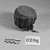 Fijian. <em>Drum</em>. Coconut shell, skin, fiber, 3 3/4 x 3 15/16 in. (9.5 x 10 cm). Brooklyn Museum, Brooklyn Museum Collection, 02.98. Creative Commons-BY (Photo: Brooklyn Museum, CUR.02.98_bw.jpg)