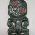 Maori. <em>Pendant (Hei-tiki)</em>. Nephrite, sealing wax, 4 1/2 x 2 3/8 x 3/16 in.  (11.5 x 6 x .5 cm). Brooklyn Museum, Brooklyn Museum Collection, 03.210. Creative Commons-BY (Photo: Brooklyn Museum, CUR.03.210.jpg)