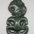 Maori. <em>Pendant (Hei-tiki)</em>, before 18th century. Nephrite, fiber, 4 5/16 x 2 3/8 x 5/16 in.  (11 x 6 x .8 cm). Brooklyn Museum, Brooklyn Museum Collection, 03.213. Creative Commons-BY (Photo: Brooklyn Museum, CUR.03.213.jpg)