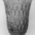 Roman. <em>Goblet</em>, 1st century B.C.E.-1st century C.E. Glass, 3 9/16 x Diam. 2 11/16 in. (9 x 6.9 cm). Brooklyn Museum, Gift of Robert B. Woodward, 03.23. Creative Commons-BY (Photo: Brooklyn Museum, CUR.03.23_negL_498_72_bw.jpg)