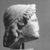 Roman. <em>Head of Apollo</em>, late 1st century B.C.E., probably. Marble, 9 1/16 × 5 5/16 × 7 1/16 in. (23 × 13.5 × 18 cm). Brooklyn Museum, Gift of Carll H. de Silver, 03.285. Creative Commons-BY (Photo: , CUR.03.285_NegD_print_bw.jpg)