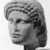 Roman. <em>Head of Apollo</em>, late 1st century B.C.E., probably. Marble, 9 1/16 × 5 5/16 × 7 1/16 in. (23 × 13.5 × 18 cm). Brooklyn Museum, Gift of Carll H. de Silver, 03.285. Creative Commons-BY (Photo: , CUR.03.285_NegJ_print_bw.jpg)