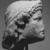 Roman. <em>Head of Apollo</em>, late 1st century B.C.E., probably. Marble, 9 1/16 × 5 5/16 × 7 1/16 in. (23 × 13.5 × 18 cm). Brooklyn Museum, Gift of Carll H. de Silver, 03.285. Creative Commons-BY (Photo: , CUR.03.285_NegL-61-20_print_bw.jpg)