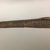 Solomon Islander. <em>Canoe-Shaped Club</em>. Wood, 2 1/16 x 2 1/4 x 37 in. (5.3 x 5.8 x 94 cm). Brooklyn Museum, Purchased with funds given by A. Augustus Healy, Carll de Silver and Robert B. Woodward, 03.324.2811. Creative Commons-BY (Photo: , CUR.03.324.2811_detail02.jpg)