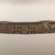 Solomon Islander. <em>Canoe-Shaped Club</em>. Wood, 2 1/16 x 2 1/4 x 37 in. (5.3 x 5.8 x 94 cm). Brooklyn Museum, Purchased with funds given by A. Augustus Healy, Carll de Silver and Robert B. Woodward, 03.324.2811. Creative Commons-BY (Photo: , CUR.03.324.2811_detail03.jpg)