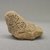 Ancient Pueblo (Anasazi). <em>Unfired Cone-shaped Sacrifice Fragment with Indented Bottom</em>, 450-700, Basketmaker III. Clay, 1 1/2 x 2 3/8 x 1 3/8 in. (3.8 x 6 x 3.5 cm). Brooklyn Museum, Museum Expedition 1903, Purchased with funds given by A. Augustus Healy and George Foster Peabody, 03.325.12309. Creative Commons-BY (Photo: Brooklyn Museum, CUR.03.325.12309_view1.jpg)