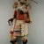 A:shiwi (Zuni Pueblo). <em>Kachina Doll (Apache)</em>, late 19th century. Feathers, wood, pigment, cloth, yarn, fur, nails, hide, string, 6 7/16 x 3 1/8 x 18in. (16.4 x 7.9 x 45.7cm). Brooklyn Museum, Museum Expedition 1903, Museum Collection Fund, 03.325.4611. Creative Commons-BY (Photo: Brooklyn Museum, CUR.03.325.4611_front.jpg)