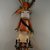 She-we-na (Zuni Pueblo). <em>Kachina Doll (Zum Tsehapa)</em>, late 19th century. Feathers, yarn, wood, cloth, string, hair, pigment, nails, fiber, feathers, 11 13/16 x 2 3/8 x 4 3/16 in.  (30.0 x 6.1 x 10.6 cm). Brooklyn Museum, Museum Expedition 1903, Museum Collection Fund, 03.325.4641. Creative Commons-BY (Photo: Brooklyn Museum, CUR.03.325.4641_front.jpg)
