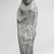 Possibly Greek. <em>Figure of a Female</em>. Clay, pigment, 4 7/8 × 1 5/16 × 1 9/16 in. (12.4 × 3.3 × 3.9 cm). Brooklyn Museum, Purchase gift of Robert B. Woodward and Carll H. de Silver, 04.19. Creative Commons-BY (Photo: Brooklyn Museum, CUR.04.19_NegA_print_bw.jpg)