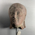 Etruscan. <em>Votive Mask of Coarse Red Clay</em>. Terracotta, 6 11/16 × 4 15/16 × 3 9/16 in. (17 × 12.5 × 9 cm). Brooklyn Museum, Purchase gift of Robert B. Woodward and Carll H. de Silver, 04.23. Creative Commons-BY (Photo: Brooklyn Museum, CUR.04.23_view03.jpeg)