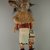 Mau-i (She-we-na (Zuni Pueblo)). <em>Kachina Doll (Gamuna)</em>, late 19th-early 20th century. Wood, pigment, cotton, fur, horse hair, feathers, 14 3/4 x 5 1/4 x 4 in. (37.5 x 13.3 x 10.2 cm). Brooklyn Museum, Museum Expedition 1904, Museum Collection Fund, 04.297.5332. Creative Commons-BY (Photo: Brooklyn Museum, CUR.04.297.5332_back.jpg)