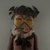 Mau-i (She-we-na (Zuni Pueblo)). <em>Kachina Doll (Panek Thluptse)</em>, late 19th-early 20th century. Wood, pigment, feathers, fur, cotton, 14 15/16 x 5 7/16 x 3 7/8in. (38 x 13.8 x 9.8cm). Brooklyn Museum, Museum Expedition 1904, Museum Collection Fund, 04.297.5334. Creative Commons-BY (Photo: Brooklyn Museum, CUR.04.297.5334_detail1.jpg)