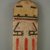 Hopi Pueblo. <em>Kachina Doll (Takushmana)</em>, late 19th century. Wood, pigment, feather, 5 1/4 × 2 3/16 × 11/16 in. (13.3 × 5.6 × 1.7 cm). Brooklyn Museum, Museum Expedition 1904, Museum Collection Fund, 04.297.5548. Creative Commons-BY (Photo: Brooklyn Museum, CUR.04.297.5548_front.jpg)