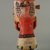 Hopi Pueblo. <em>Kachina Doll (Maolo)</em>, late 19th century. Feathers, pigment, wood, string, 8 7/16 × 3 13/16 × 3 1/8 in. (21.4 × 9.7 × 7.9 cm). Brooklyn Museum, Museum Expedition 1904, Museum Collection Fund, 04.297.5572. Creative Commons-BY (Photo: Brooklyn Museum, CUR.04.297.5572_back.jpg)