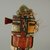 Hopi Pueblo. <em>Kachina Doll (Maola)</em>, late 19th century. Wood, pigment, feathers, string, 7 5/8 × 3 3/4 × 2 3/4 in. (19.4 × 9.5 × 7 cm). Brooklyn Museum, Museum Expedition 1904, Museum Collection Fund, 04.297.5582. Creative Commons-BY (Photo: Brooklyn Museum, CUR.04.297.5582_detail.jpg)