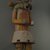 Hopi Pueblo. <em>Kachina Doll (Maalo)</em>, late 19th century. Wood, pigment, feathers, string, 9 × 4 5/16 × 3 9/16 in. (22.9 × 11 × 9 cm). Brooklyn Museum, Museum Expedition 1904, Museum Collection Fund, 04.297.5583. Creative Commons-BY (Photo: Brooklyn Museum, CUR.04.297.5583_detail2.jpg)