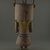 Hopi Pueblo. <em>Kachina Doll (Omau)</em>, late 19th century. Wood, pigment, fibers, cotton, string, 11 11/16 × 4 7/16 × 3 3/4 in. (29.7 × 11.3 × 9.5 cm). Brooklyn Museum, Museum Expedition 1904, Museum Collection Fund, 04.297.5589. Creative Commons-BY (Photo: Brooklyn Museum, CUR.04.297.5589_back.jpg)