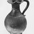 Italiote. <em>Oinochoe</em>, late 4th-3rd century B.C.E. Clay, slip, 9 15/16 x greatest diam. 5 7/8 in. (25.2 x 14.9 cm). Brooklyn Museum, Purchase gift of Robert B. Woodward and Carll H. de Silver, 04.9. Creative Commons-BY (Photo: Brooklyn Museum, CUR.04.9_NegC_print_bw.jpg)