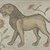 Roman. <em>Mosaic of Lion</em>, 6th century C.E. Stone and mortar, 1 5/8 x 42 1/4 x 29 5/16 in. (4.1 x 107.3 x 74.5 cm). Brooklyn Museum, Museum Collection Fund, 05.18. Creative Commons-BY (Photo: Brooklyn Museum (in collaboration with Index of Christian Art, Princeton University), CUR.05.18_ICA.jpg)