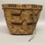 Tsilhqot'in. <em>Imbricated Basket with Animal Design in Brown</em>, late 19th–early 20th century. Plant fiber, wood, 12 × 16 7/16 × 11 15/16 in. (30.5 × 41.8 × 30.3 cm). Brooklyn Museum, Brooklyn Museum Collection, 05.267. Creative Commons-BY (Photo: Brooklyn Museum, CUR.05.267_overall01.JPG)