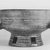 Greek. <em>Bowl on High Foot</em>, 8th century B.C.E. Clay, slip, 4 3/16 x Diam. of mouth 6 11/16 in. (10.7 x 17 cm). Brooklyn Museum, 05.2. Creative Commons-BY (Photo: Brooklyn Museum, CUR.05.2_NegA_print_bw.jpg)