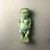  <em>Pataikos Amulet</em>, 664–332 B.C.E. Faience, 3 1/8 × 1 5/16 × 15/16 in. (7.9 × 3.4 × 2.4 cm). Brooklyn Museum, Charles Edwin Wilbour Fund, 05.366. Creative Commons-BY (Photo: , CUR.05.366_view01.jpg)