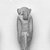  <em>Amulet in the Form of a Standing Cynocephalus Ape</em>. Faience, 1 5/16 x 1/2 in. (3.4 x 1.2 cm). Brooklyn Museum, Charles Edwin Wilbour Fund, 05.370. Creative Commons-BY (Photo: Brooklyn Museum, CUR.05.370_GRPC_cropped_bw.jpg)