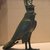  <em>Horus Falcon-Form Coffin</em>, 664-30 B.C.E. Bronze, gold, 11 3/4 x 2 3/4 x 11 1/2 in. (29.8 x 7 x 29.2 cm). Brooklyn Museum, Charles Edwin Wilbour Fund, 05.394. Creative Commons-BY (Photo: Brooklyn Museum, CUR.05.394_wwgA-1.jpg)