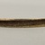 Haida. <em>Perforator Used to Pierce Roofing (To Olange)</em>, late 19th century. Bone, 11 11/16 x 7/8 x 3/4 in.  (29.7 x 2.3 x 1.9 cm). Brooklyn Museum, Museum Expedition 1905, Museum Collection Fund, 05.588.7335. Creative Commons-BY (Photo: Brooklyn Museum, CUR.05.588.7335_view02.jpg)