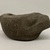 Haida. <em>Canoe-shaped Tobacco Mortar (Taro)</em>, late 19th century., 9 3/4 × 6 in. (24.8 × 15.2 cm). Brooklyn Museum, Museum Expedition 1905, Museum Collection Fund, 05.588.7343. Creative Commons-BY (Photo: Brooklyn Museum, CUR.05.588.7343_view01.jpg)