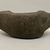 Haida. <em>Canoe-shaped Tobacco Mortar (Taro)</em>, late 19th century., 9 3/4 × 6 in. (24.8 × 15.2 cm). Brooklyn Museum, Museum Expedition 1905, Museum Collection Fund, 05.588.7343. Creative Commons-BY (Photo: Brooklyn Museum, CUR.05.588.7343_view02.jpg)