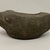 Haida. <em>Canoe-shaped Tobacco Mortar (Taro)</em>, late 19th century., 9 3/4 × 6 in. (24.8 × 15.2 cm). Brooklyn Museum, Museum Expedition 1905, Museum Collection Fund, 05.588.7343. Creative Commons-BY (Photo: Brooklyn Museum, CUR.05.588.7343_view03.jpg)
