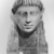 Graeco-Egyptian. <em>Mask of a Young Man</em>, 1st century C.E. Plaster, pigment, 6 7/8 x 5 1/8 x 11 in. (17.5 x 13 x 28 cm). Brooklyn Museum, Museum Collection Fund, 06.290. Creative Commons-BY (Photo: Brooklyn Museum, CUR.06.290_NegC_print_bw.jpg)