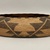 Pomo. <em>Coiled Boat-shaped Basket</em>, early 20th century. Willow, sedge root, bulrush root, redbud, 4 1/4 x 17 1/2 x 10 1/4 in. or (45.0 x 26.5 cm). Brooklyn Museum, Museum Expedition 1906, Museum Collection Fund, 06.331.8016. Creative Commons-BY (Photo: Brooklyn Museum, CUR.06.331.8016_view01.jpg)