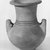  <em>Miniature Amphora</em>, ca. 1479-1400 B.C.E. Clay, pigment, 5 5/8 x Diam. 4 7/16 in. (14.3 x 11.3 cm). Brooklyn Museum, Charles Edwin Wilbour Fund, 07.447.474. Creative Commons-BY (Photo: Brooklyn Museum, CUR.07.447.474_NegA_print_bw.jpg)
