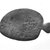  <em>Palette in the Shape of a Fish</em>, ca. 3400-3200 B.C.E. Graywacke, 6 11/16 x 4 1/8 in. (17 x 10.5 cm). Brooklyn Museum, Charles Edwin Wilbour Fund, 07.447.611. Creative Commons-BY (Photo: Brooklyn Museum, CUR.07.447.611_NegE_print_bw.jpg)