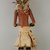 She-we-na (Zuni Pueblo). <em>Kachina Doll (May-Kjappa)</em>, late 19th century. Wood, pigment, hide, feather, cotton, wool, 14 x 4 3/4 x 3 7/8 in. (35.6 x 12.1 x 9.8 cm). Brooklyn Museum, Museum Expedition 1907, Museum Collection Fund, 07.467.8399. Creative Commons-BY (Photo: Brooklyn Museum, CUR.07.467.8399_back.jpg)
