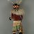 She-we-na (Zuni Pueblo). <em>Kachina Doll (Uhuhu)</em>, late 19th century. Wood, feather, hide, cotton, 13 3/4 x 4 13/16 x 2 3/4in. (35 x 12.3 x 7cm). Brooklyn Museum, Museum Expedition 1907, Museum Collection Fund, 07.467.8414. Creative Commons-BY (Photo: Brooklyn Museum, CUR.07.467.8414_back.jpg)