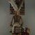 She-we-na (Zuni Pueblo). <em>Kachina Doll (Homshekwah)</em>, late 19th century. Wood, pigment, feathers, leather, metal, wool yarn, cotton, 21 x 6 3/8 x 3 in. (53.3 x 16.2 x 7.6 cm). Brooklyn Museum, Museum Expedition 1907, Museum Collection Fund, 07.467.8427. Creative Commons-BY (Photo: Brooklyn Museum, CUR.07.467.8427_back.jpg)