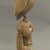 Probably Coast Salish, Nanaimo. <em>Model Totem Pole</em>, late 19th–early 20th century. Wood, 16 15/16 x 2 3/8 x 3 1/8 in. (43 x 6 x 8 cm). Brooklyn Museum, By exchange, 07.473. Creative Commons-BY (Photo: Brooklyn Museum, CUR.07.473_side1.jpg)