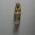  <em>Amulet of Lion-Head Goddess Crouching</em>, ca. 1075–30 B.C.E. Faience, 2 1/16 x 1 in. (5.3 x 2.5 cm). Brooklyn Museum, Charles Edwin Wilbour Fund, 08.480.118. Creative Commons-BY (Photo: Brooklyn Museum, CUR.08.480.118_view1.jpg)